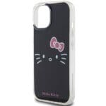 Hello Kitty HKHCP15SHKHLK Black Hardcase IML Kitty Face Kryt iPhone 13/14/15