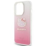 Hello Kitty HKHCP15XHDGKEP Pink Hardcase IML Gradient Electrop Kitty He Kryt iPhone 15 Pro Max