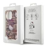 Hello Kitty HKHCP15XHDGPTP Pink Hardcase IML Tags Graffiti Kryt iPhone 15 Pro Max