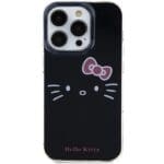 Hello Kitty HKHCP15XHKHLK Black Hardcase IML Kitty Face Kryt iPhone 15 Pro Max