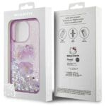 Hello Kitty HKHCP16LL50PPU Purple Hardcase Liquid Glitter 50TH Annivers Kryt iPhone 16 Pro