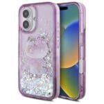 Hello Kitty HKHCP16SL50PPU Purple Hardcase Liquid Glitter 50TH Annivers Kryt iPhone 16