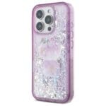 Hello Kitty HKHCP16XL50PPU Purple Hardcase Liquid Glitter 50TH Anni Kryt iPhone 16 Pro Max
