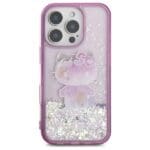 Hello Kitty HKHCP16XL50PPU Purple Hardcase Liquid Glitter 50TH Anni Kryt iPhone 16 Pro Max
