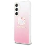 Hello Kitty HKHCSHDGKEP 6 Pink Hardcase IML Gradient Electroplating Kitty Head Kryt Samsung Galaxy A55 5G