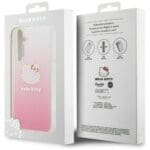 Hello Kitty HKHCSHDGKEP 6 Pink Hardcase IML Gradient Electroplating Kitty Head Kryt Samsung Galaxy A55 5G