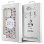 Hello Kitty HKHMP16LHAOPP Pink Hardcase IML All Over Paris MagSafe Kryt iPhone 16 Pro