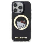 Hello Kitty HKHMP16LHSWKK Black Hardcase IML Sweet Kitty MagSafe Kryt iPhone 16 Pro