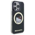 Hello Kitty HKHMP16LHSWKK Black Hardcase IML Sweet Kitty MagSafe Kryt iPhone 16 Pro