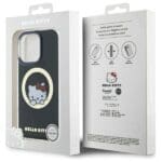 Hello Kitty HKHMP16LHSWKK Black Hardcase IML Sweet Kitty MagSafe Kryt iPhone 16 Pro