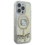 Hello Kitty HKHMP16LLGDIH White Gold Hardcase Liquid Glitter Fever M Kryt iPhone 16 Pro