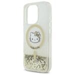 Hello Kitty HKHMP16LLGDIH White Gold Hardcase Liquid Glitter Fever M Kryt iPhone 16 Pro
