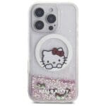 Hello Kitty HKHMP16LLSWKH White Hardcase Liquid Glitter Sweet Kitty Bows M Kryt iPhone 16 Pro