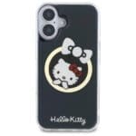 Hello Kitty HKHMP16SHFLBK Black Hardcase IML Fun Bow MagSafe Kryt iPhone 16