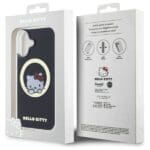 Hello Kitty HKHMP16SHSWKK Black Hardcase IML Sweet Kitty MagSafe Kryt iPhone 16