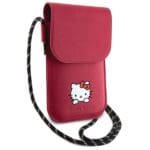 Hello Kitty HKOWBSKCDK Pink Leather Handbag with Daydreaming Cord