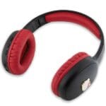 Hello Kitty over-ear Bluetooth Headphones HKBHA1BKHLMK Black Metal Logo