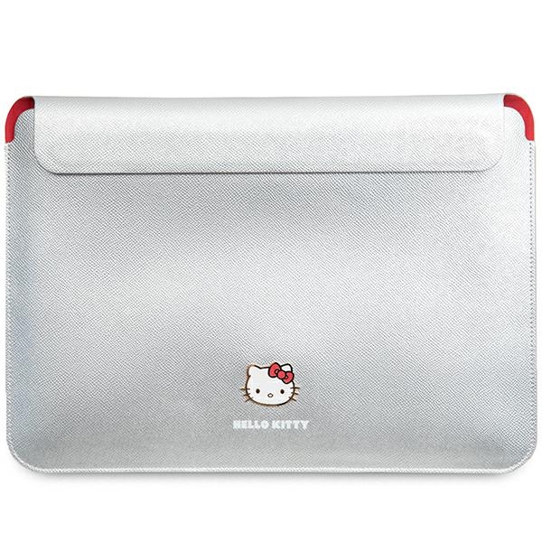 Hello Kitty Sleeve HKCS14PGHDLMS 14" Silver PU Metal Logo