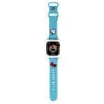 Hello Kitty Strap HKAWMSCHBLB Apple Watch SE/11/10/9/8/7/6/5/4/3 (42/41/40/38mm) Blue Strap Silicone Kitty Head