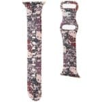 Hello Kitty Strap HKAWMSDGPTP Apple Watch SE/11/10/9/8/7/6/5/4/3 (42/41/40/38mm) Pink Strap Silicone Tags Graffiti