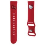 Hello Kitty Universal Strap HKUWLSCHBLR Silicone Kitty Head Red 22mm