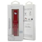 Hello Kitty Universal Strap HKUWMSCHBLR Silicone Kitty Head Red 20mm