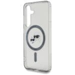 Karl Lagerfeld Button Karl & Choupette Heads Printed Logo MagSafe Black Kryt Samsung Galaxy S25