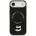 Karl Lagerfeld Choupette Pin MagSafe Black Kryt iPhone 17 Air