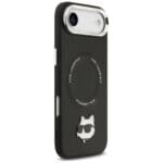 Karl Lagerfeld Choupette Pin MagSafe Black Kryt iPhone 17 Air