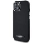 Karl Lagerfeld FW Metal Plate MagSafe Black Kryt iPhone 15