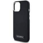 Karl Lagerfeld FW Metal Plate MagSafe Black Kryt iPhone 15