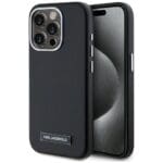 Karl Lagerfeld FW Metal Plate MagSafe Black Kryt iPhone 15 Pro Max