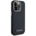 Karl Lagerfeld FW Metal Plate MagSafe Black Kryt iPhone 15 Pro Max