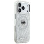 Karl Lagerfeld IML Karl Head Logo MagSafe Grey Kryt iPhone 17 Pro