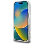 Karl Lagerfeld IML Karl Script Pattern MagSafe White Kryt iPhone 16 Pro