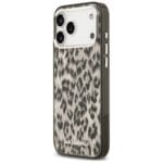 Karl Lagerfeld IML Leopard Pattern MagSafe Brown Kryt iPhone 17 Pro Max