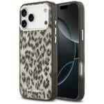 Karl Lagerfeld IML Leopard Pattern MagSafe Brown Kryt iPhone 17 Pro Max