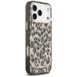 Karl Lagerfeld IML Leopard Pattern MagSafe Brown Kryt iPhone 17 Pro Max