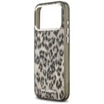 Karl Lagerfeld IML Leopard Pattern MagSafe Brown Kryt iPhone 17 Pro Max