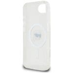 Karl Lagerfeld IML Metal Karl Head MagSafe White Kryt iPhone 16e