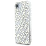 Karl Lagerfeld IML Repeat Logo Gold Kryt iPhone 16e