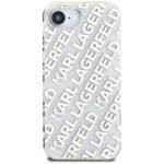 Karl Lagerfeld IML Repeat Logo Gold Kryt iPhone 16e