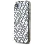 Karl Lagerfeld IML Repeat Logo Silver Kryt iPhone 16e
