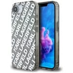 Karl Lagerfeld IML Repeat Logo Silver Kryt iPhone 16e