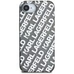 Karl Lagerfeld IML Repeat Logo Silver Kryt iPhone 16e