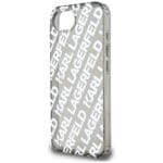 Karl Lagerfeld IML Repeat Logo Silver Kryt iPhone 16e
