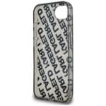 Karl Lagerfeld IML Repeat Logo Silver Kryt iPhone 16e