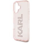 Karl Lagerfeld IML Rhinestones Logo Pink Kryt iPhone 16