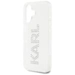 Karl Lagerfeld IML Rhinestones Logo Transparent Kryt iPhone 16