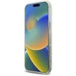 Karl Lagerfeld IML Rhinestones Logo Transparent Kryt iPhone 16 Pro